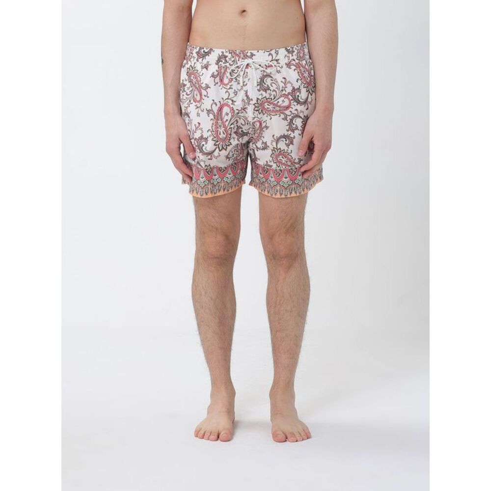 Etro Men Polyester Swimsuit With Paisley Print Etro